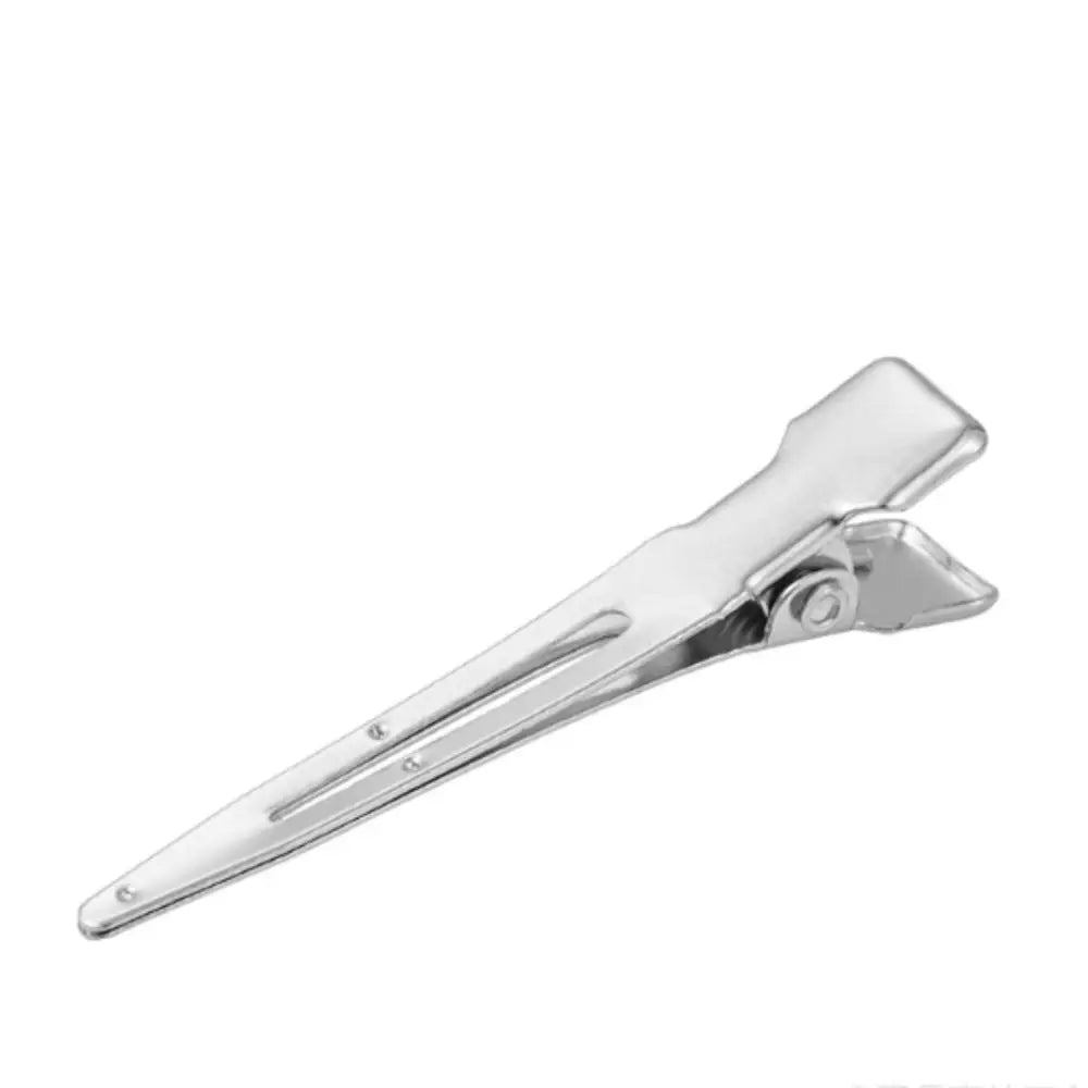 Pince cheveux plate - 7cm / Argenté