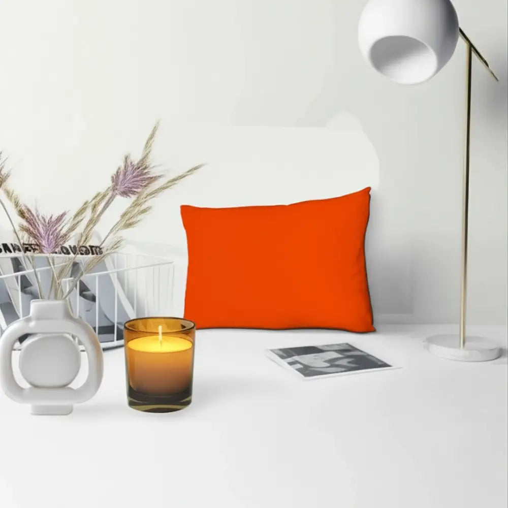 taie d oreiller orange