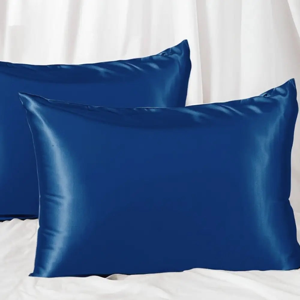 Taie d’oreiller bleu nuit