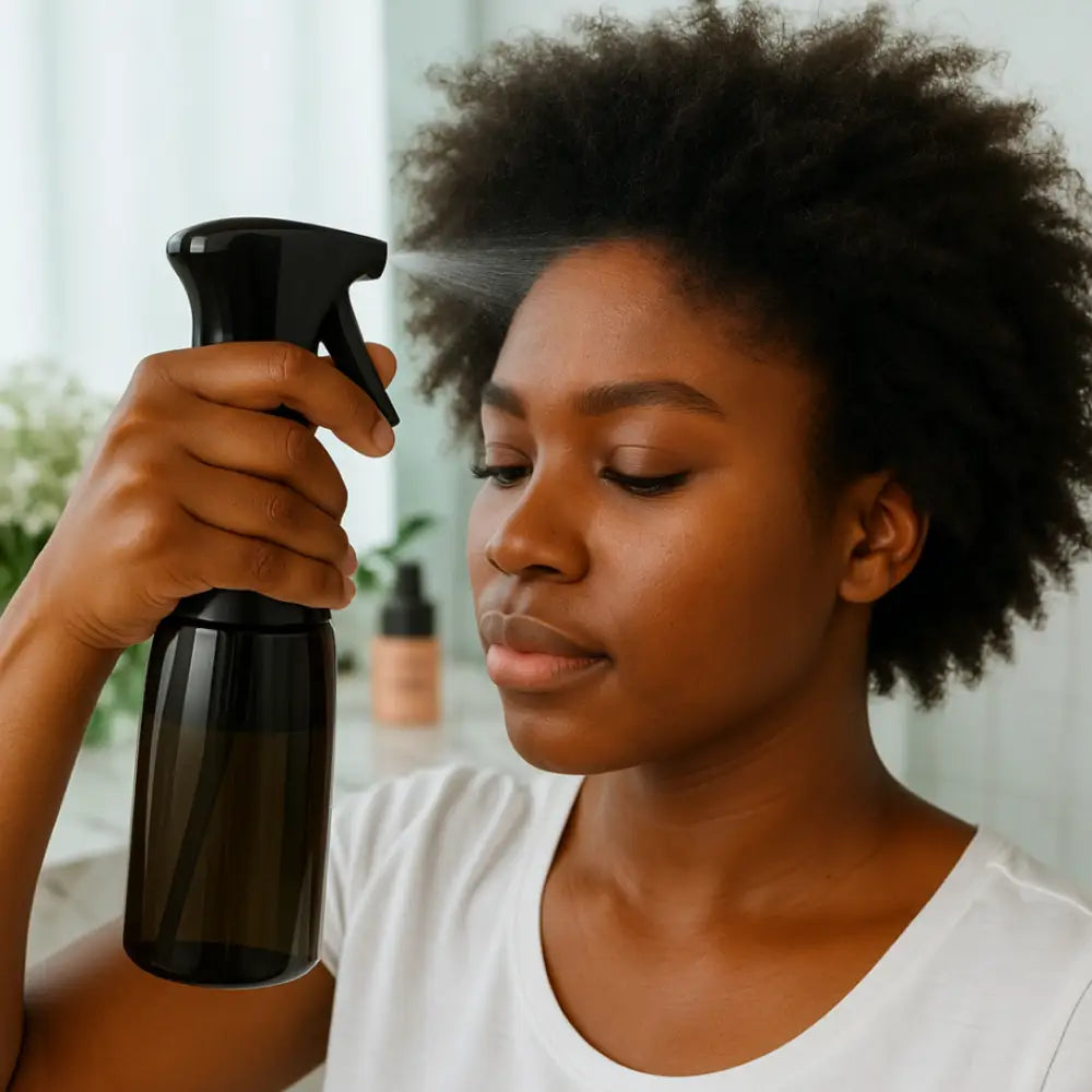 Vaporisateur cheveux crépus