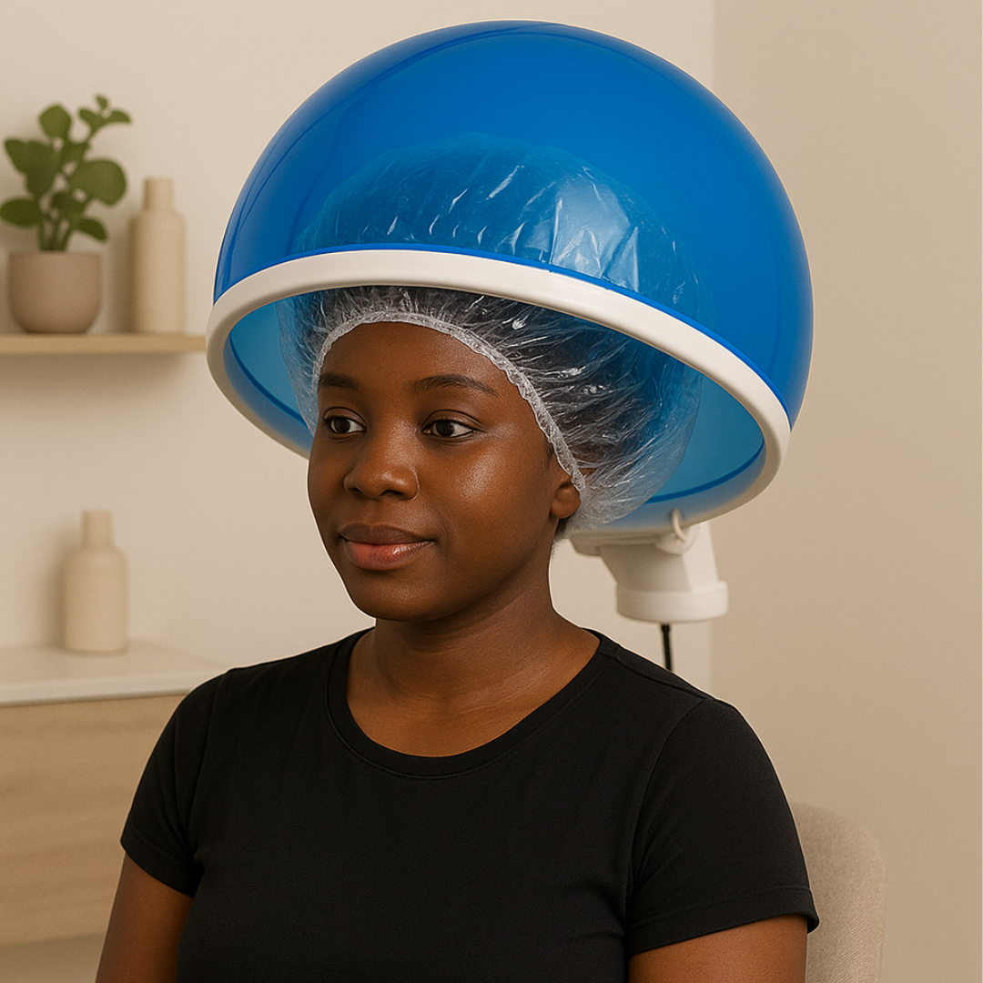 Casque à vapeur soin des cheveux