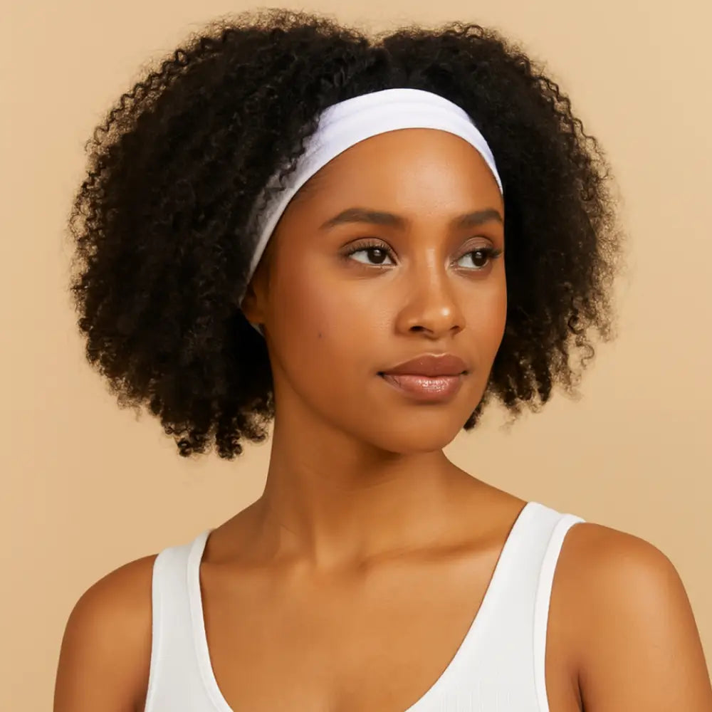 Bandeau blanc cheveux