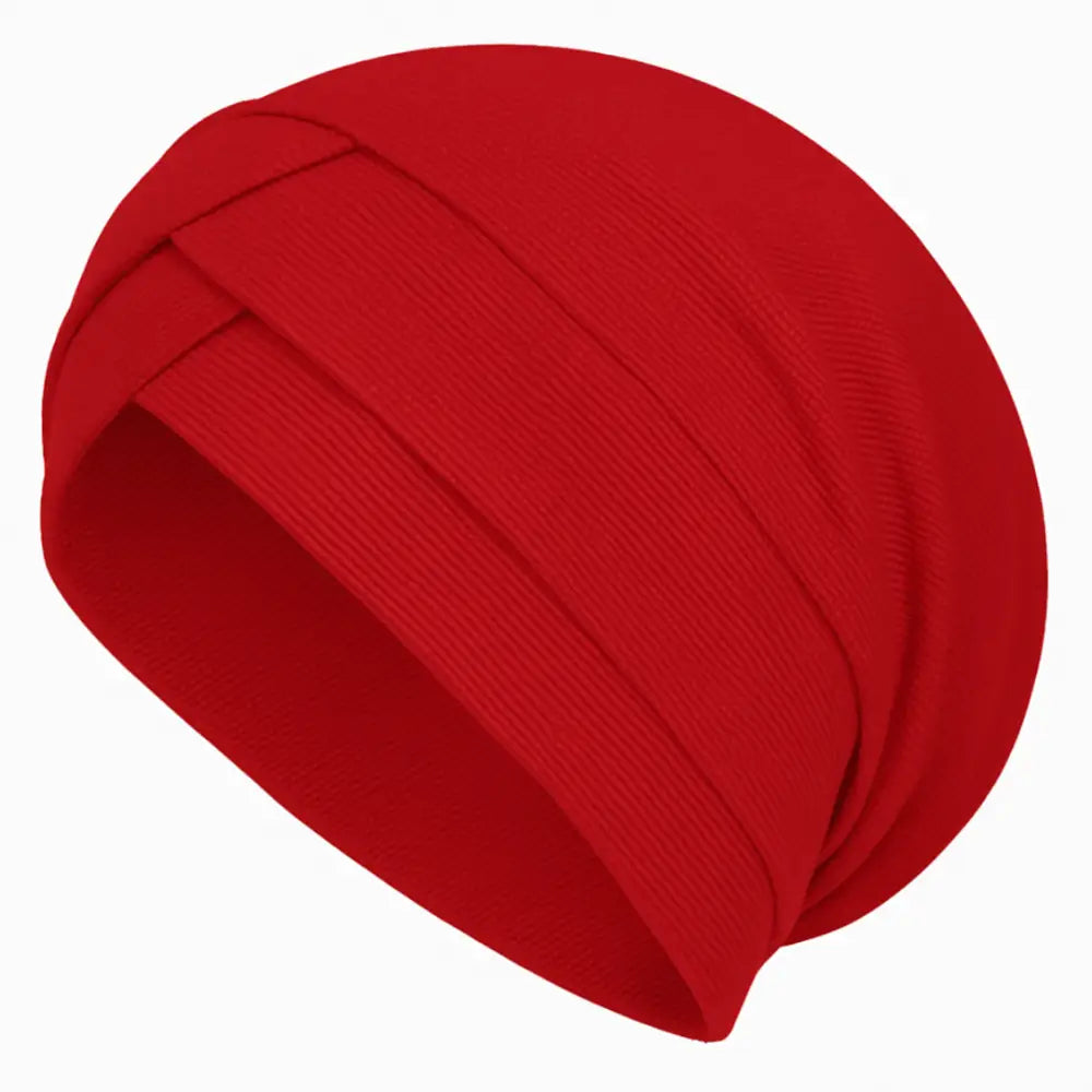 Bandeau cheveux femme cancer - Rouge