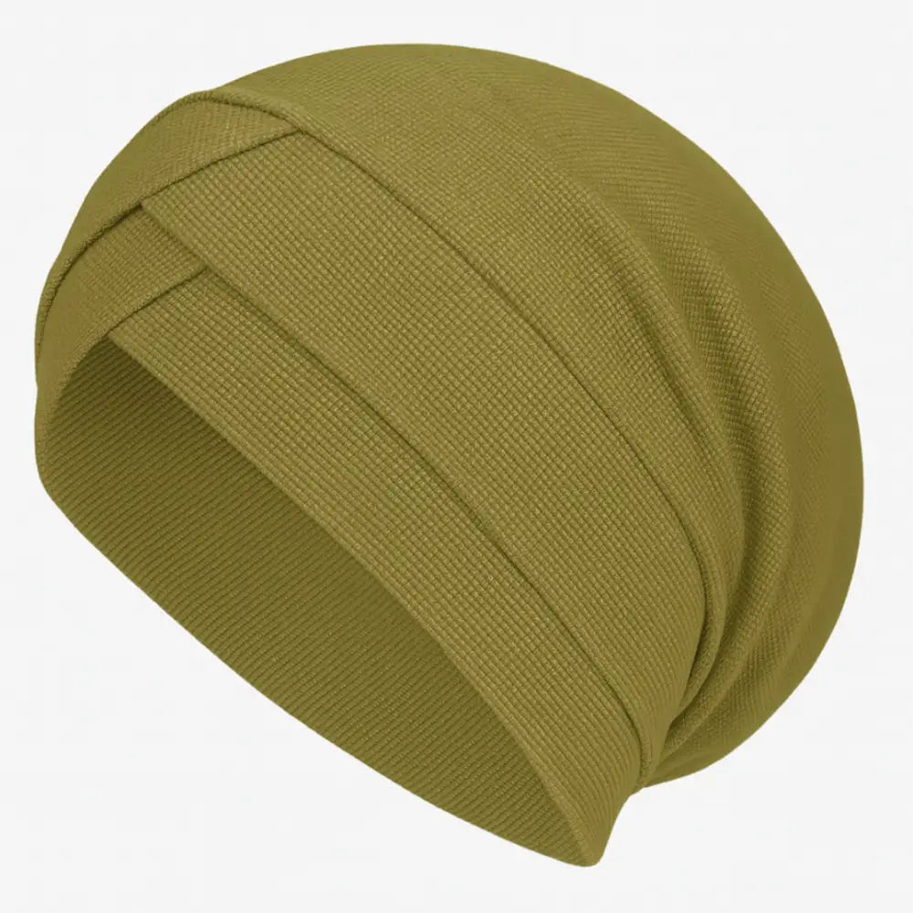 Bandeau cheveux femme cancer - Vert armé