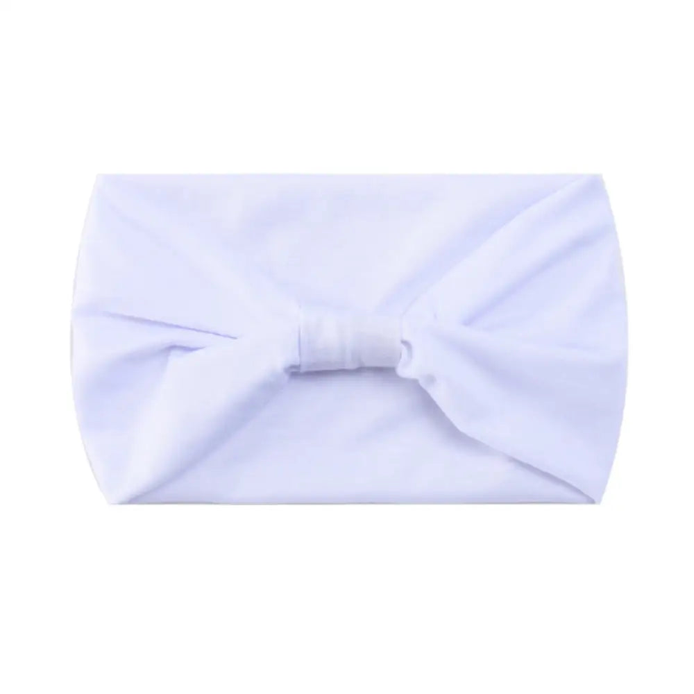 Bandeau cheveux large - Blanc