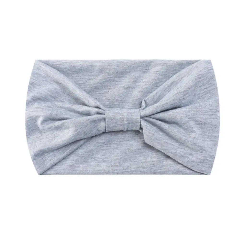 Bandeau cheveux large - Gris clair