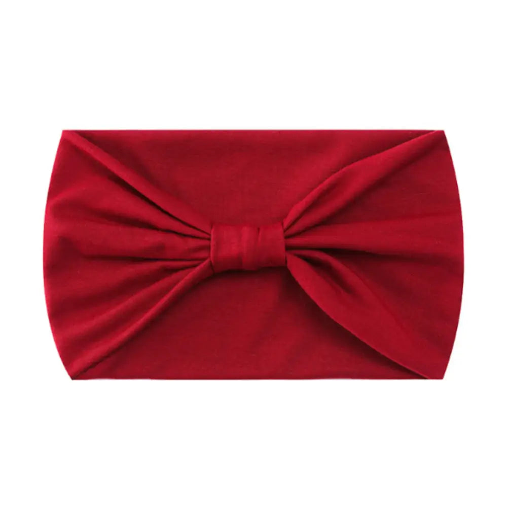 Bandeau cheveux large - Vin rouge