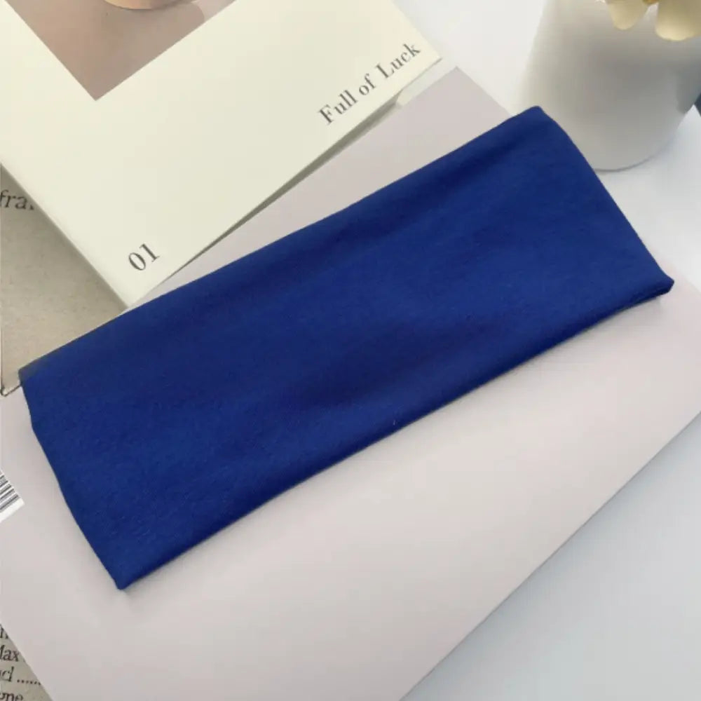 Bandeau elastique pour cheveux - Bleu klein
