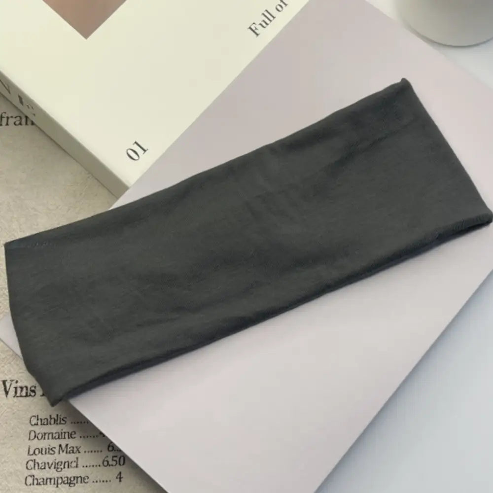 Bandeau elastique pour cheveux - Gris foncé