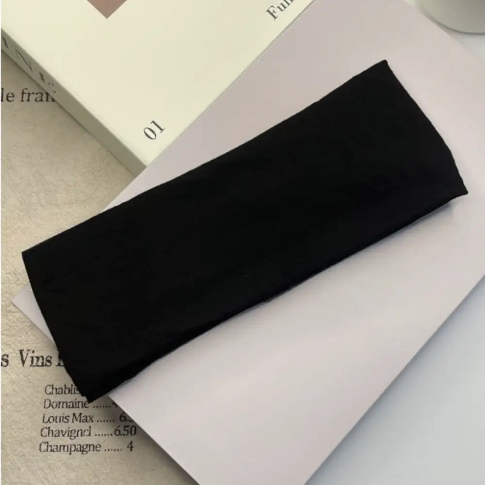 Bandeau elastique pour cheveux - Noir