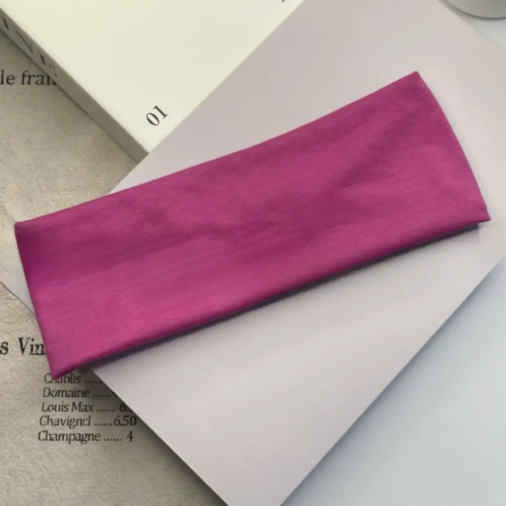 Bandeau elastique pour cheveux - Rose violet