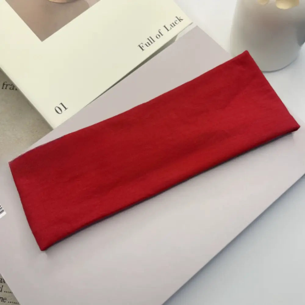Bandeau elastique pour cheveux - Rouge vif
