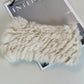 Bandeau fourrure - Beige