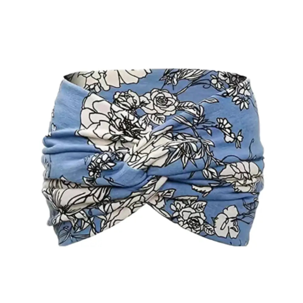 Bandeau pour cheveux afro - Bleu