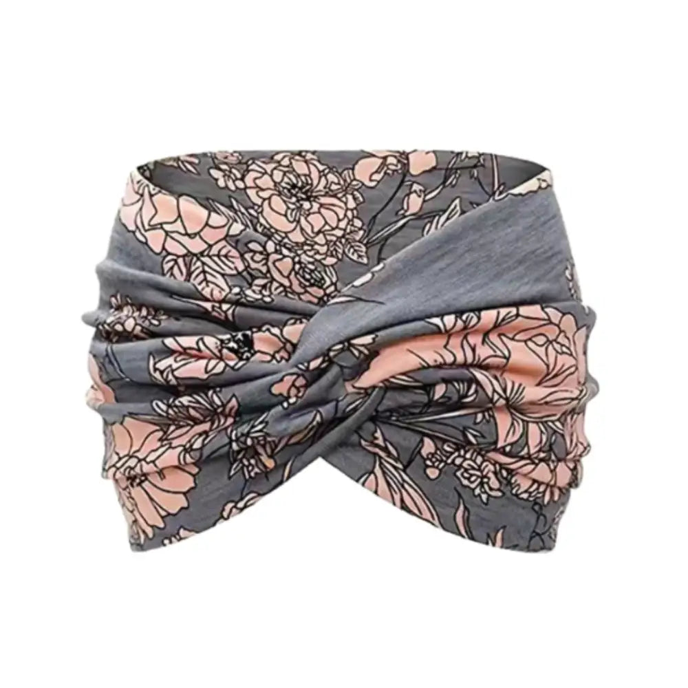 Bandeau pour cheveux afro - Gris