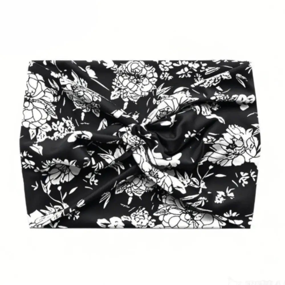 Bandeau pour cheveux afro - Noir
