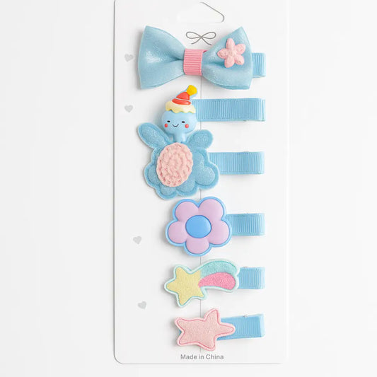 Barrette anti glisse bébé - Bleu ciel