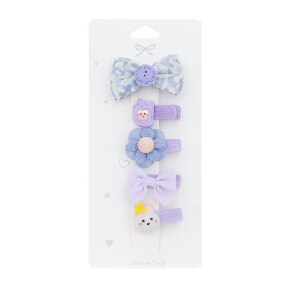 Barrette anti glisse bébé - Violet clair