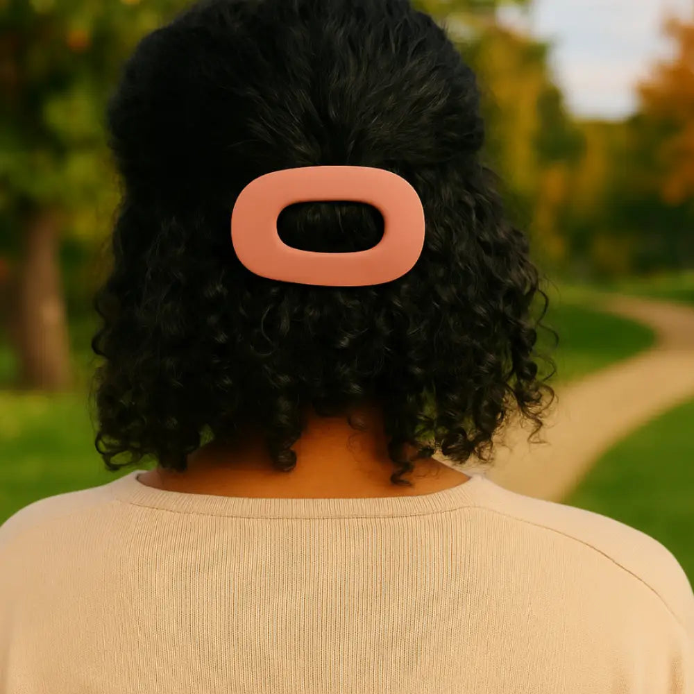 Barrette cheveux bouclés