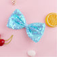 Barrette cheveux ecaille - Bleu ciel