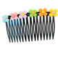 Barrette cheveux fille anti-glisse - Fleures / Multicolores