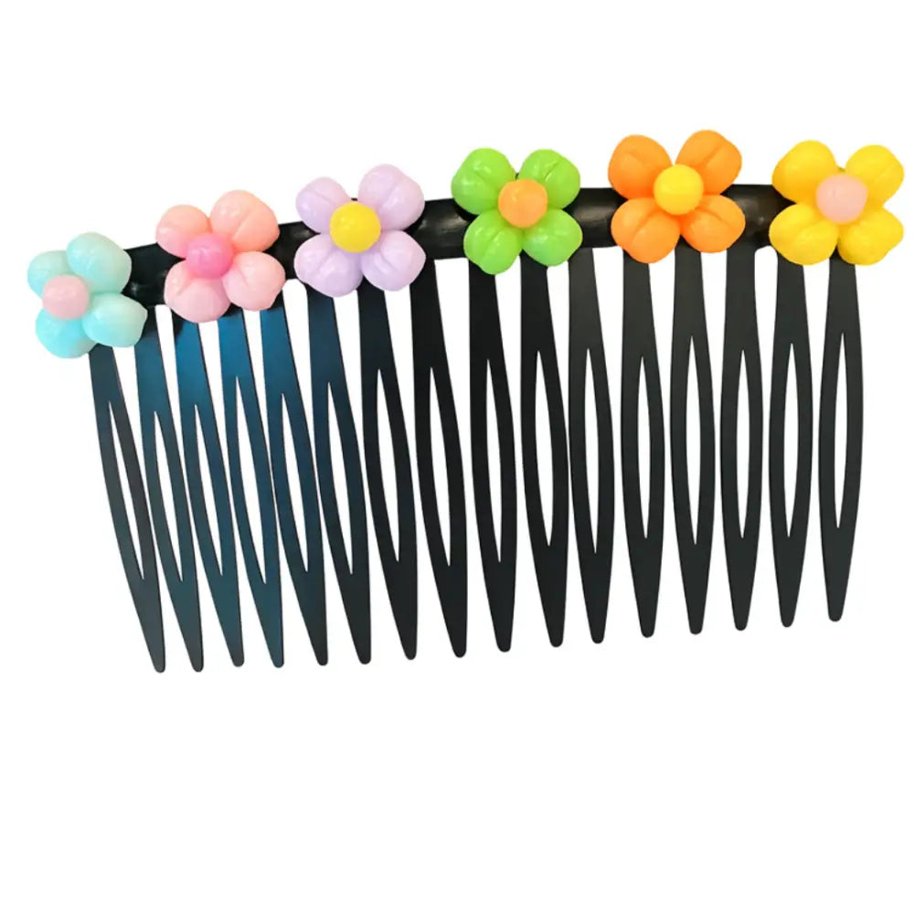 Barrette cheveux fille anti-glisse - Fleures / Multicolores