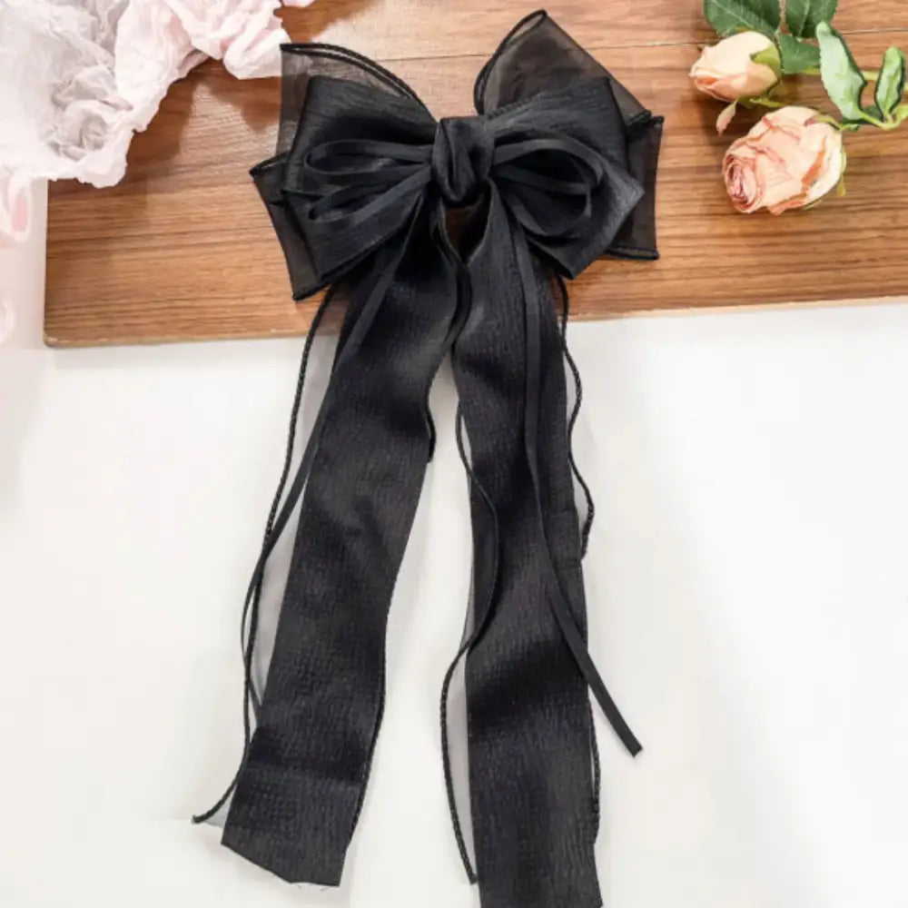 Barrette cheveux haut de gamme - Noir