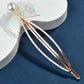 Barrette cheveux or