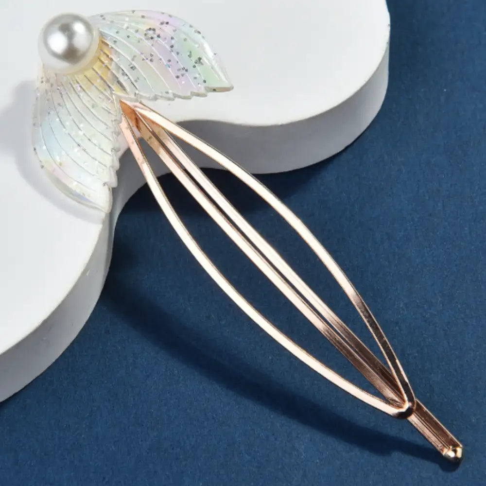 Barrette cheveux or