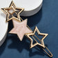 Barrette cheveux or