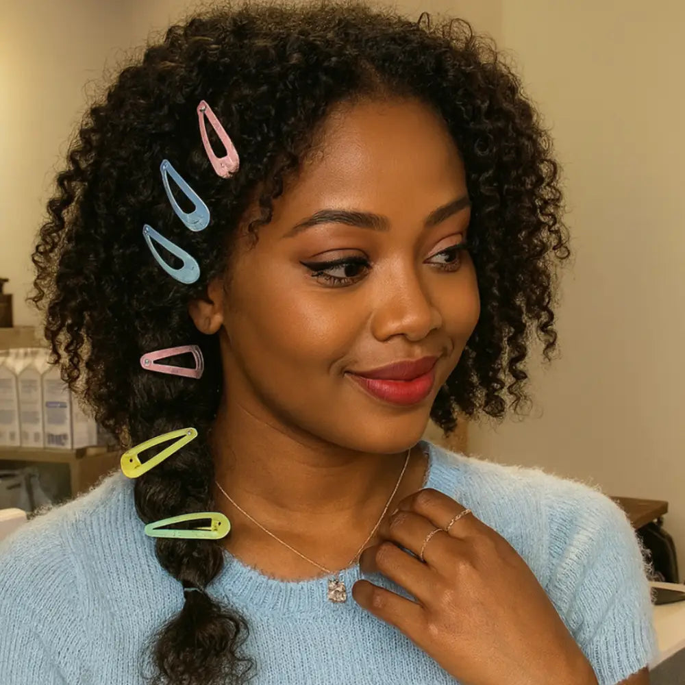 Barrette clic clac cheveux