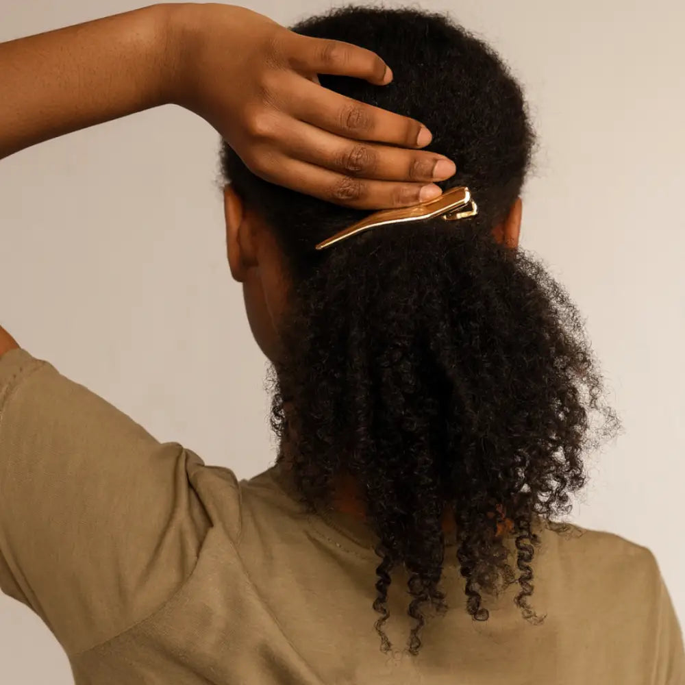 Barrette dorée