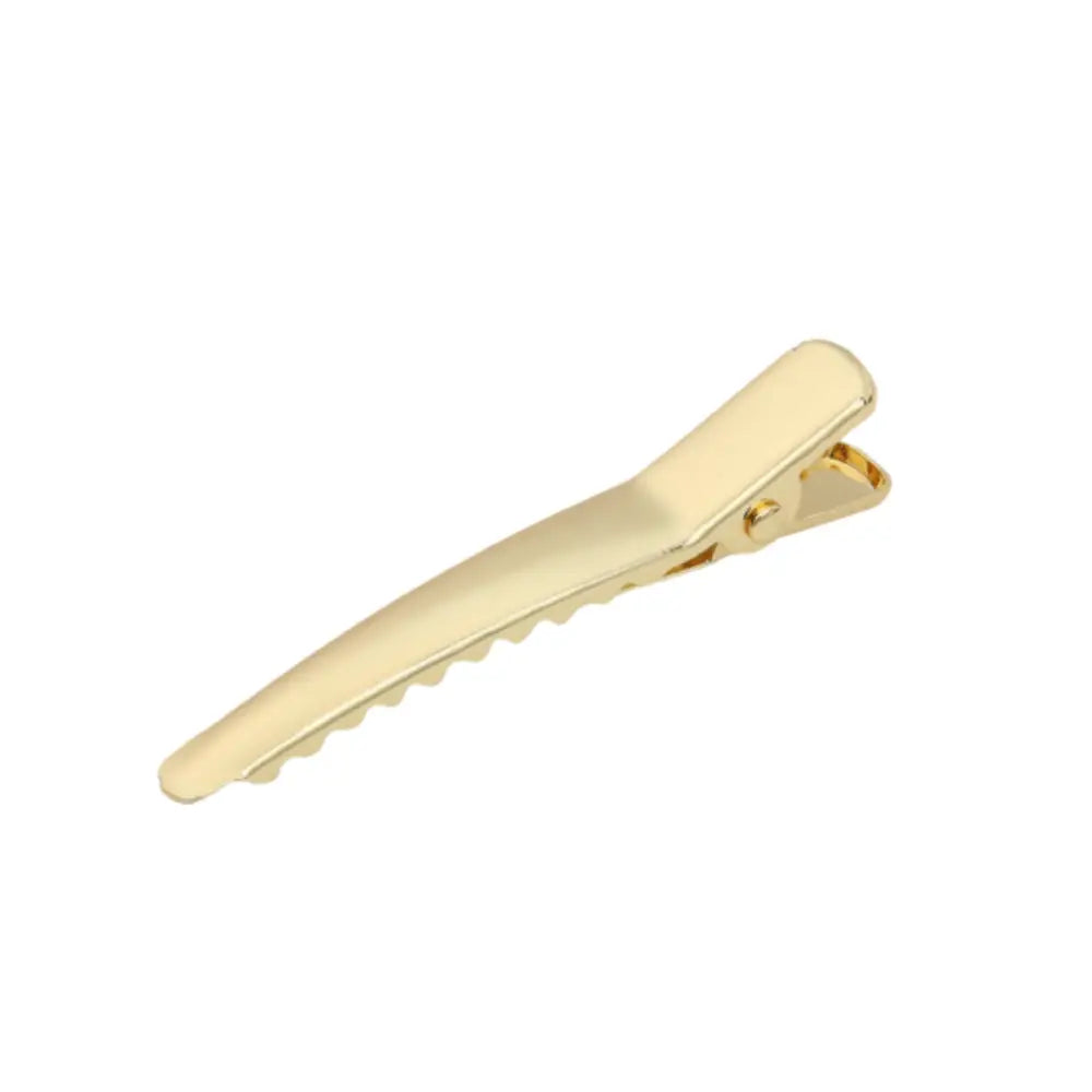 Barrette dorée - 50 mm - 7.5 mm