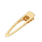 Barrette dorée - 65 mm - 15 mm