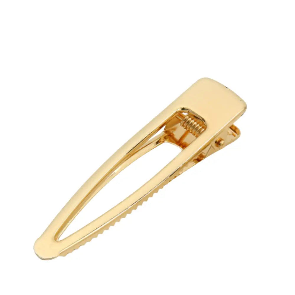 Barrette dorée - 65 mm - 15 mm