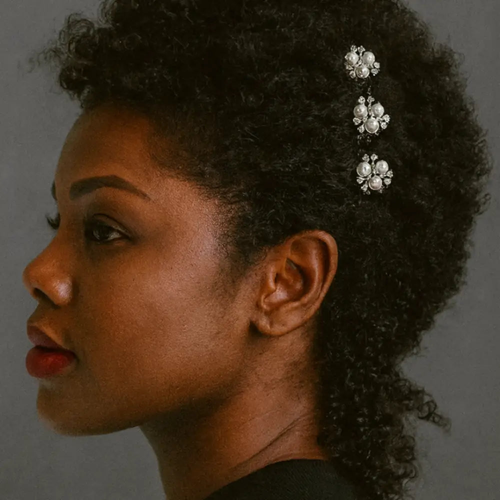 Barrette en forme de fleur