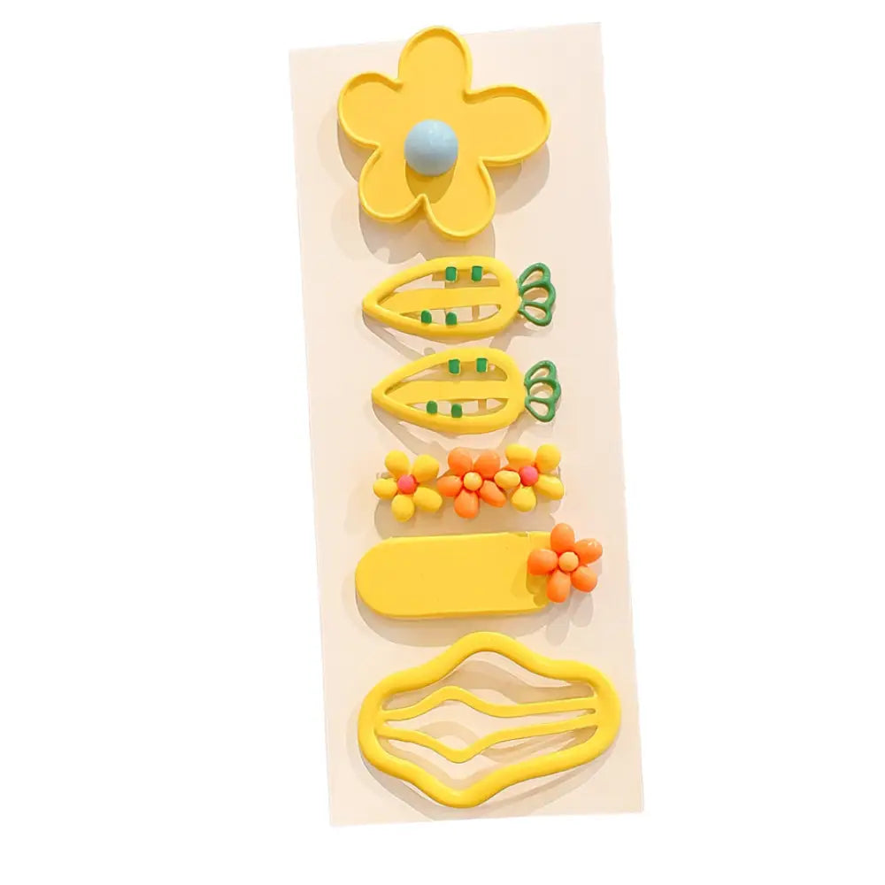 Barrette enfant fille - Jaune
