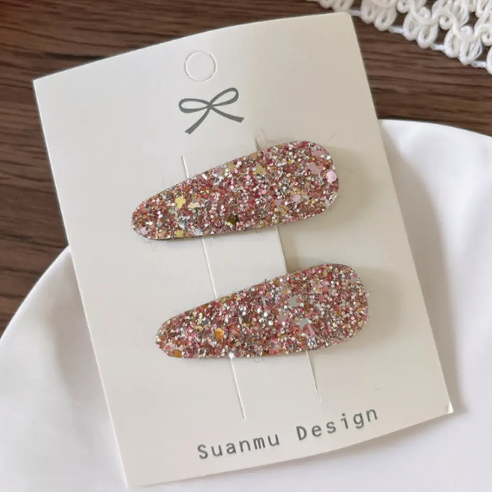 Barrette paillette femme