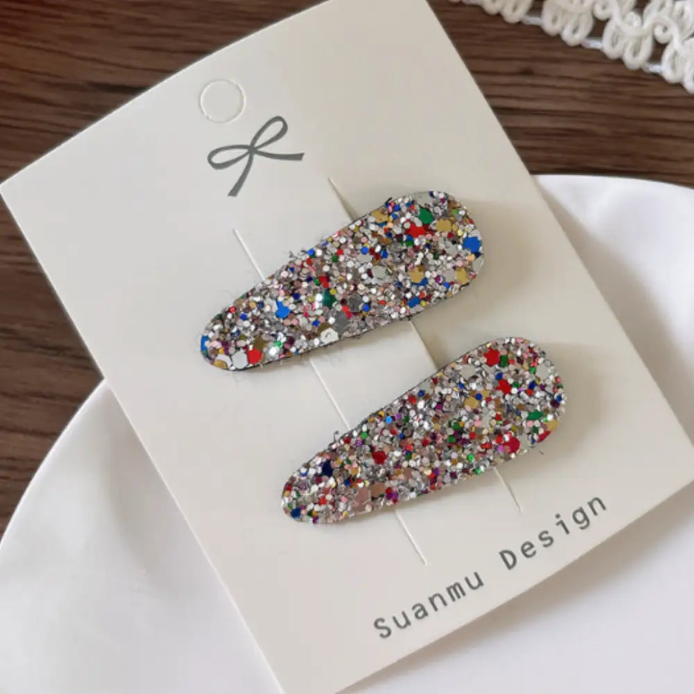 Barrette paillette femme