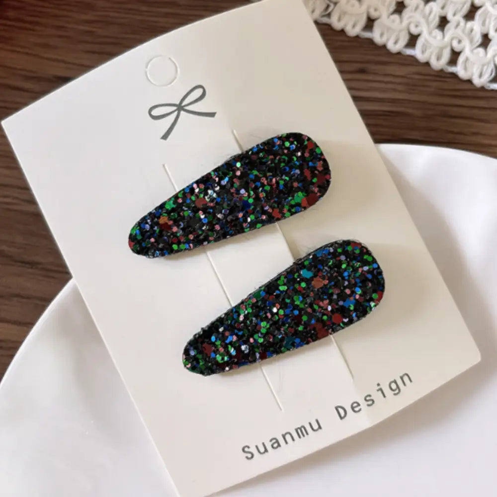 Barrette paillette femme