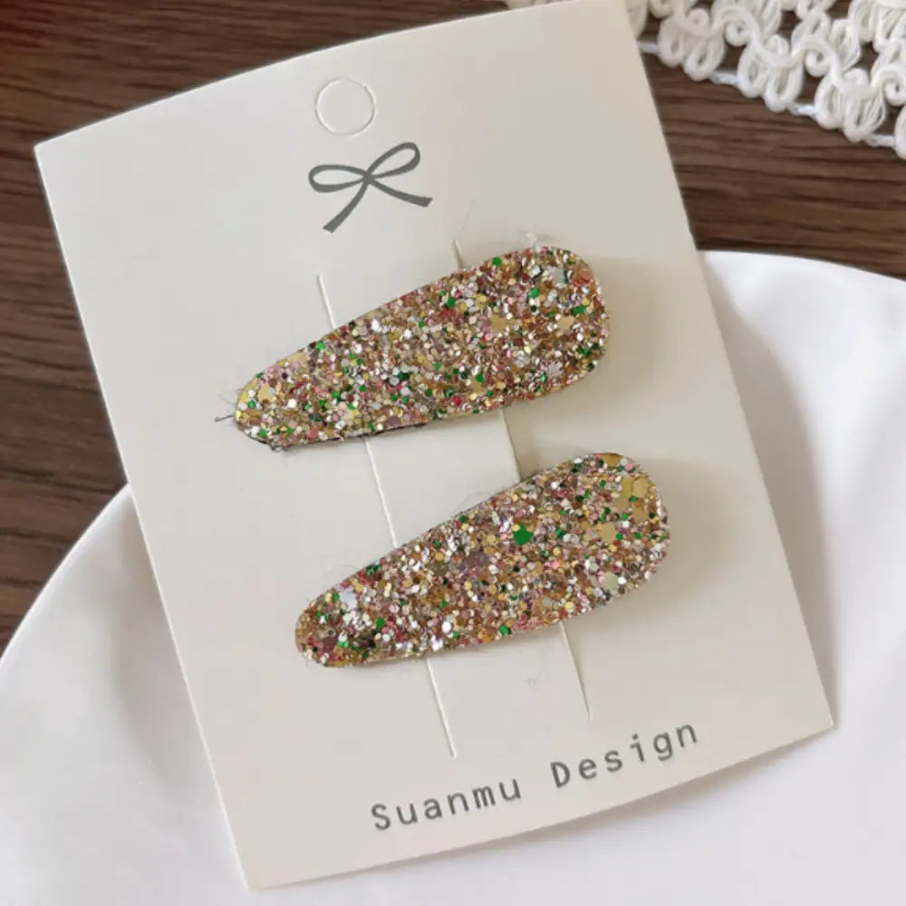 Barrette paillette femme