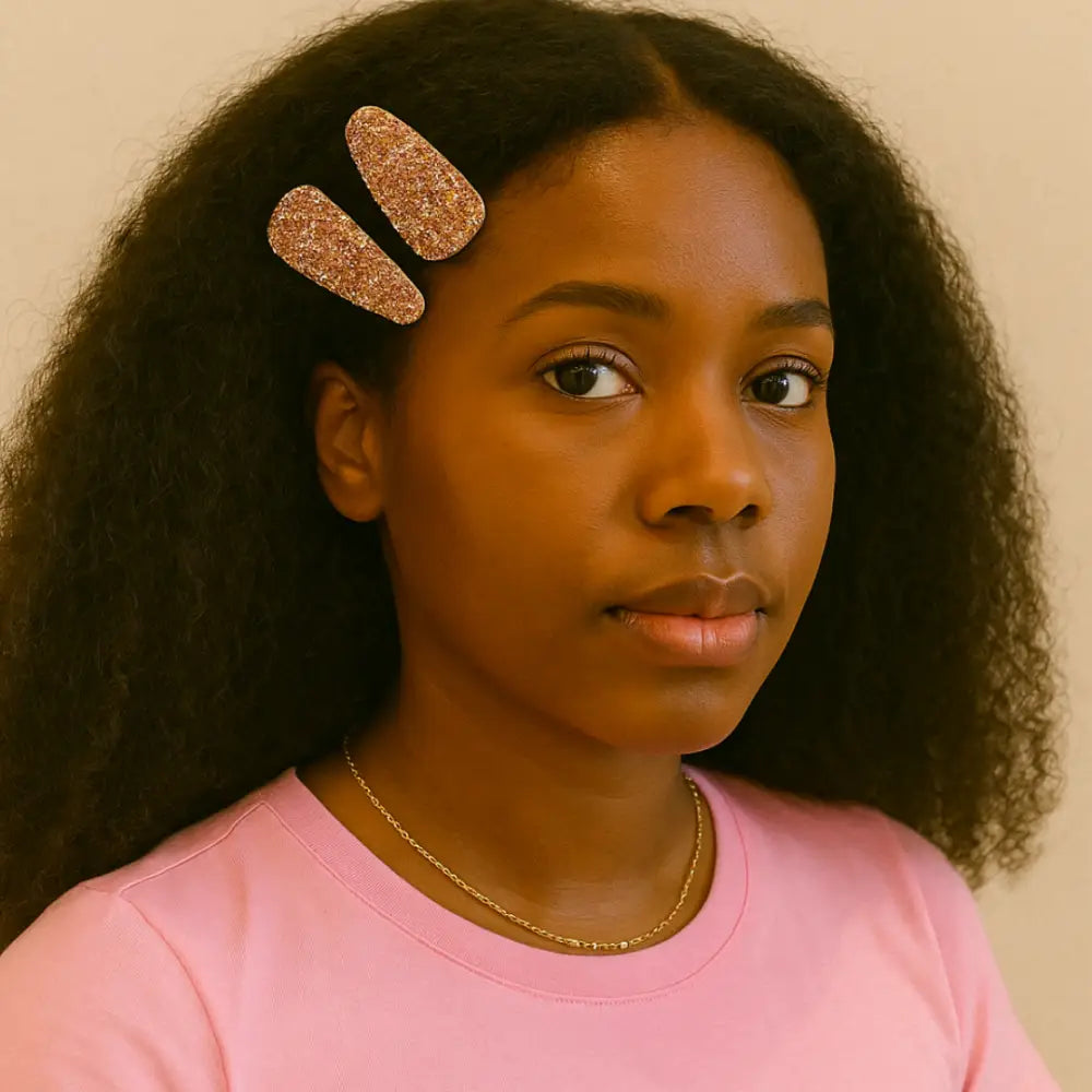 Barrette paillette femme
