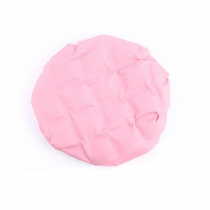 Bonnet chauffant cheveux bouclés - Rose