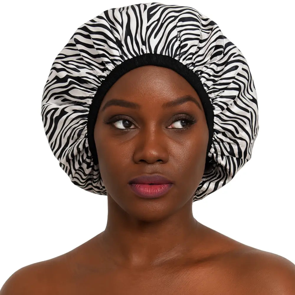 Bonnet chauffant pour soin cheveux