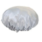 Bonnet de bain pour cheveux afro - Gris clair