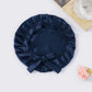 Bonnet de nuit en soie - Bleu marine