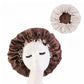 Bonnet de nuit satin cheveux bouclés