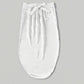 Bonnet en soie cheveux long - Blanc