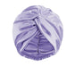 Bonnet satin cheveux normal - Violet clair / 25/25cm