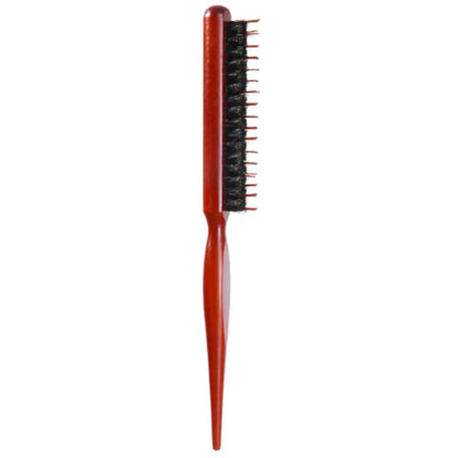 Brosse à cheveux en bois - Avec dents / 24 cm